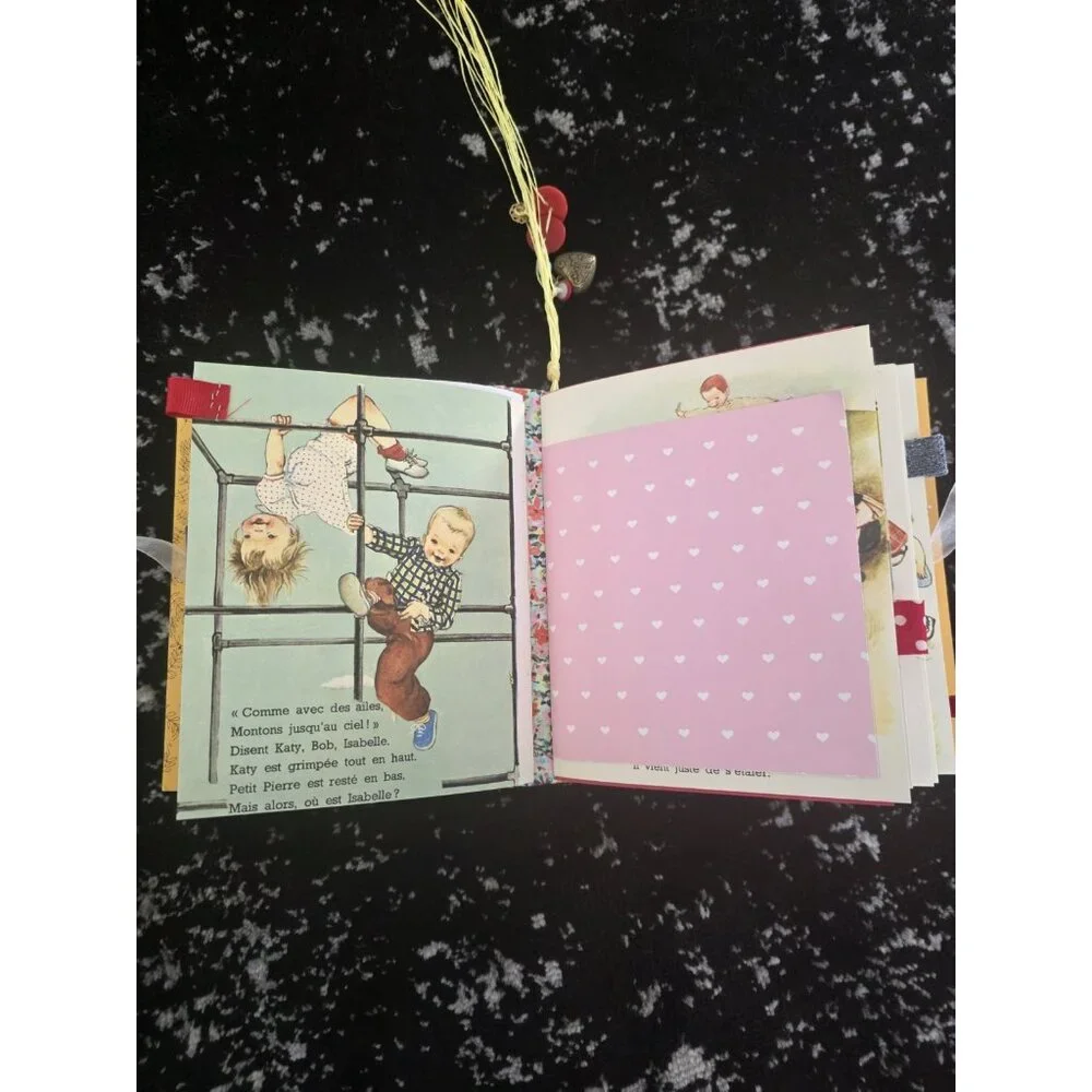 Little Golden Book He Ho! Formez Le Trio Handmade Junk Journal + Original Book